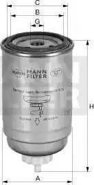 Mann-Filter WK 932/1 - Паливний фільтр autozip.com.ua