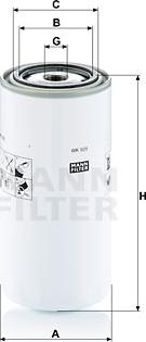 Mann-Filter WK 929 x - Паливний фільтр autozip.com.ua