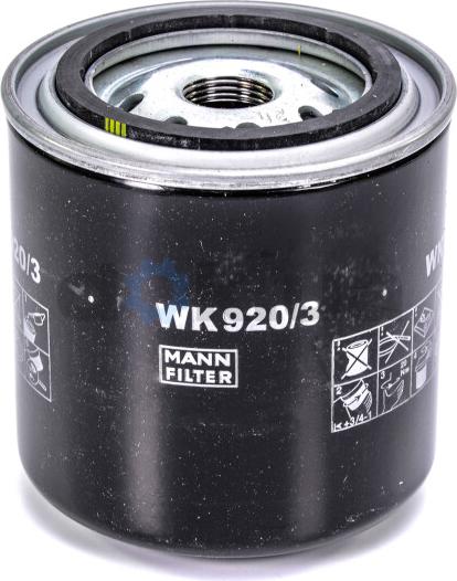 Mann-Filter WK 920/3 - Паливний фільтр autozip.com.ua