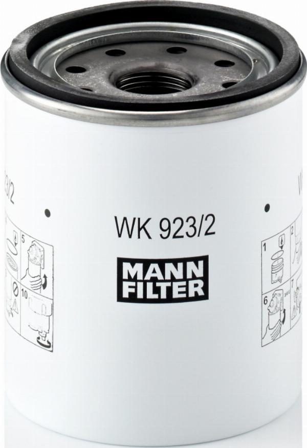 Mann-Filter WK 923/2 x - Паливний фільтр autozip.com.ua