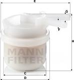 Mann-Filter WK 42/10 - Паливний фільтр autozip.com.ua