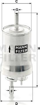 Mann-Filter WK 59 x - Паливний фільтр autozip.com.ua