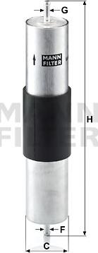Mann-Filter WK 516/1 - Паливний фільтр autozip.com.ua