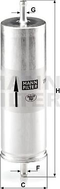 Mann-Filter WK 516 - Паливний фільтр autozip.com.ua