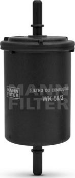 Mann-Filter WK 58/3 - Паливний фільтр autozip.com.ua