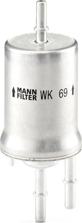 Mann-Filter WK 69 - Паливний фільтр autozip.com.ua