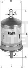 Mann-Filter WK 79/80 - Паливний фільтр autozip.com.ua