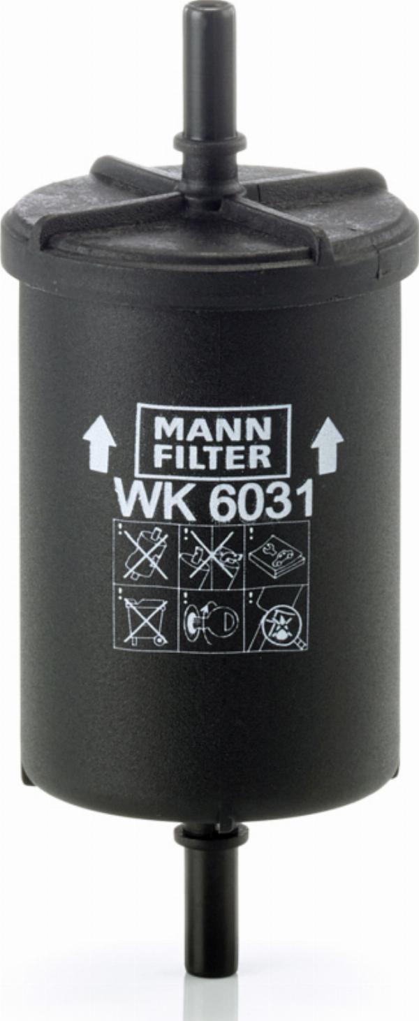 Mann-Filter WK 6031 - Паливний фільтр autozip.com.ua