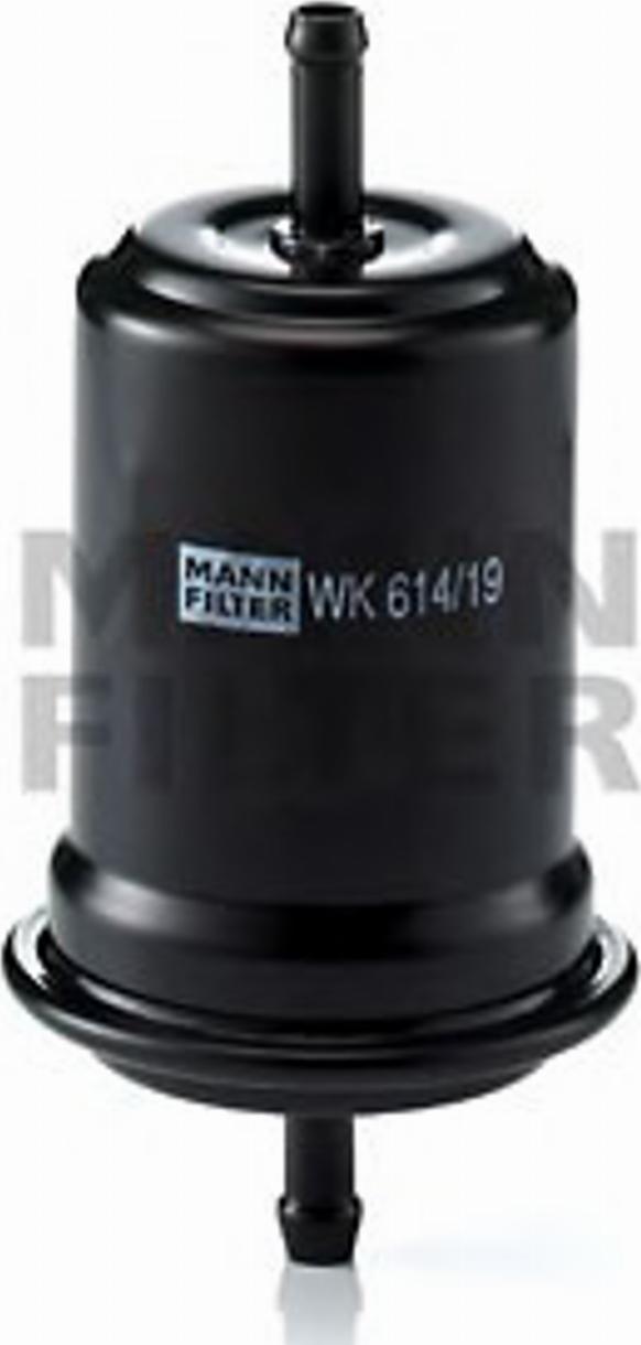 Mann-Filter WK 614/19 - Паливний фільтр autozip.com.ua
