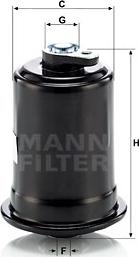 Mann-Filter WK 614/10 - Паливний фільтр autozip.com.ua
