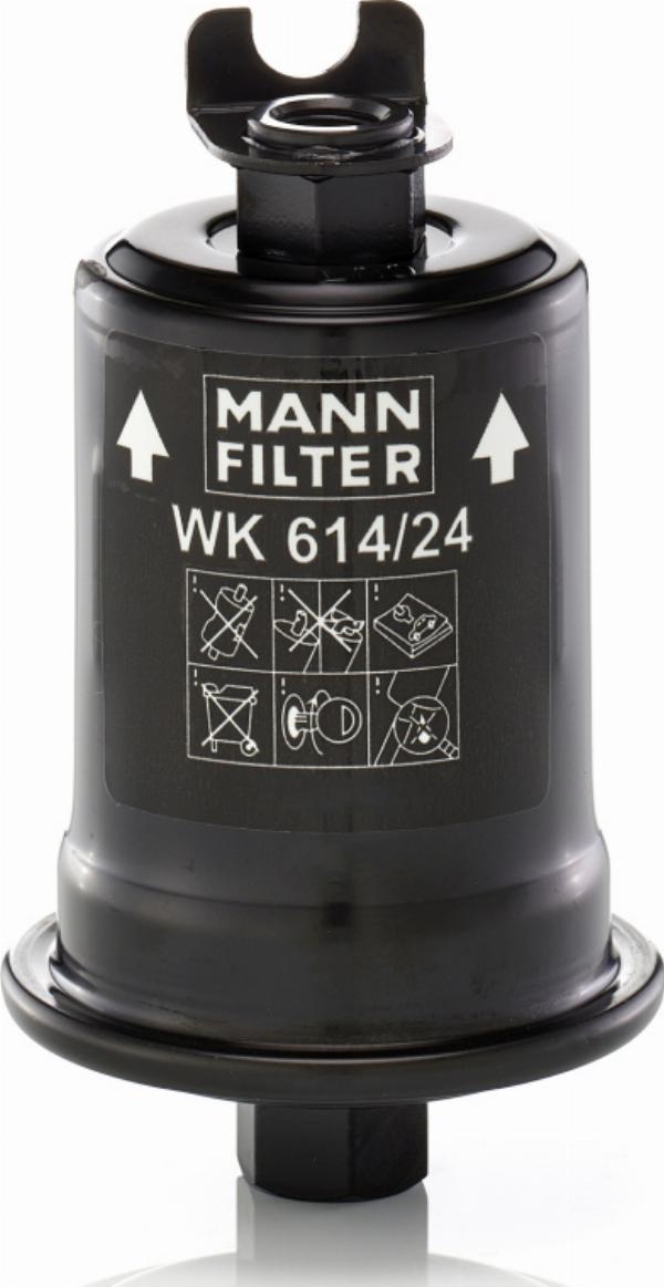 Mann-Filter WK 614/24 x - Паливний фільтр autozip.com.ua