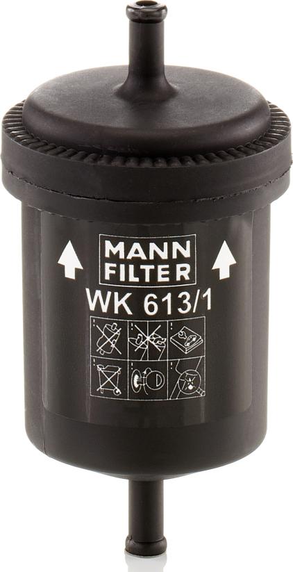 Mann-Filter WK 613/1 - Паливний фільтр autozip.com.ua