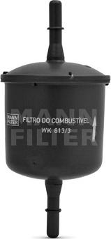 Mann-Filter WK 613/3 - Паливний фільтр autozip.com.ua