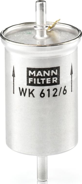 Mann-Filter WK 612/6 - Паливний фільтр autozip.com.ua