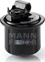 Mann-Filter WK 67 x - Паливний фільтр autozip.com.ua