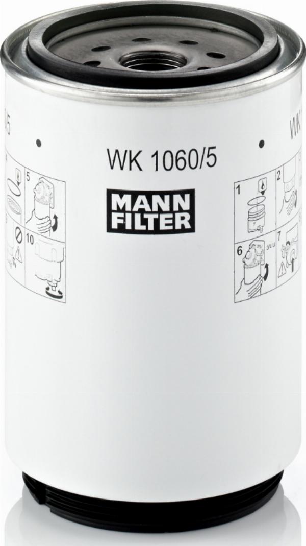 Mann-Filter WK 1060/5 x - Паливний фільтр autozip.com.ua