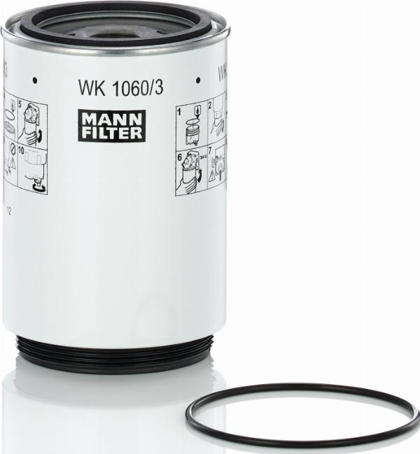 Mann-Filter WK 1060/3 x - Паливний фільтр autozip.com.ua