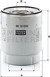 Mann-Filter WK 10 006 z - Паливний фільтр autozip.com.ua
