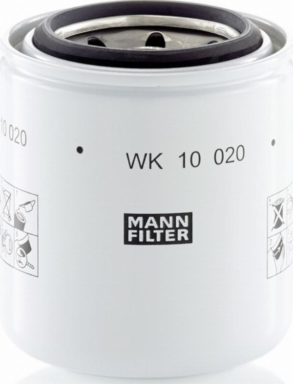 Mann-Filter WK 10 020 - Паливний фільтр autozip.com.ua