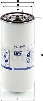 Mann-Filter WK 11 052 - Паливний фільтр autozip.com.ua
