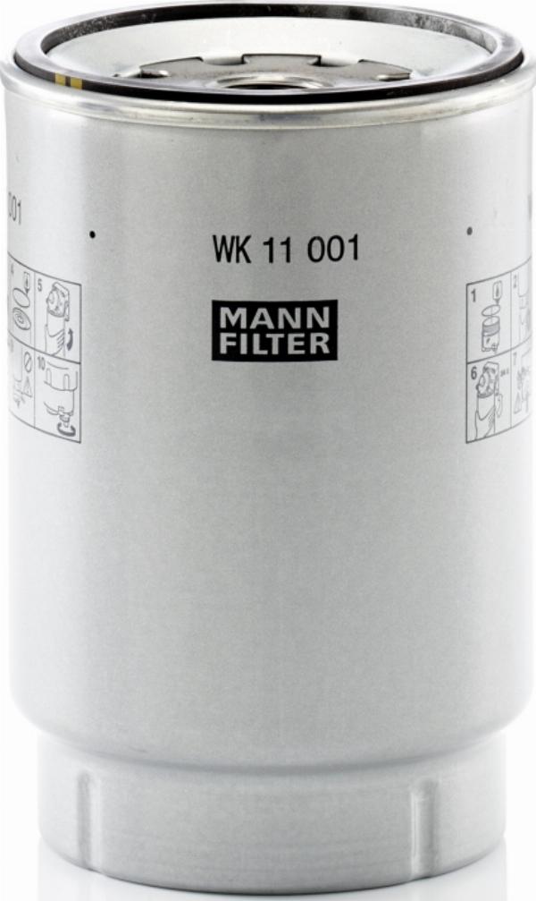 Mann-Filter WK 11 001 x - Паливний фільтр autozip.com.ua