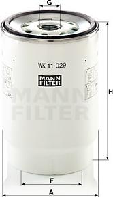 Mann-Filter WK 11 029 z - Паливний фільтр autozip.com.ua
