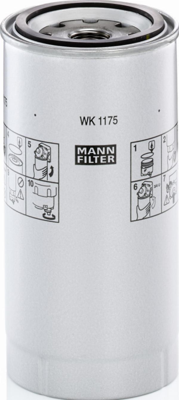 Mann-Filter WK 1175 x - Паливний фільтр autozip.com.ua