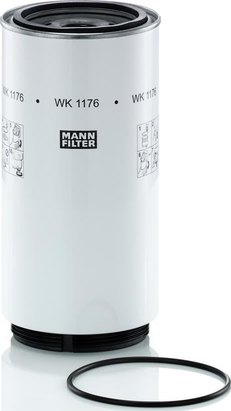 Mann-Filter WK 1176 x - Паливний фільтр autozip.com.ua