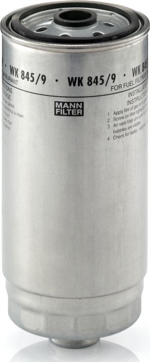 Mann-Filter WK 845/9 - Паливний фільтр autozip.com.ua