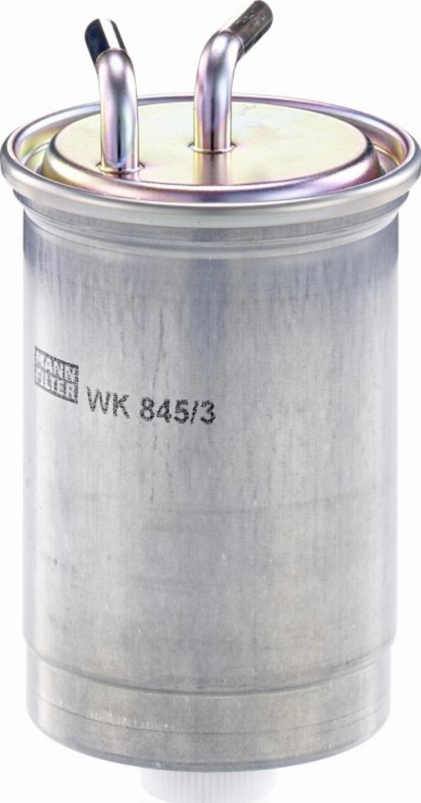 Mann-Filter WK 845/3 - Паливний фільтр autozip.com.ua