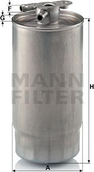 Mann-Filter WK 841/1 - Паливний фільтр autozip.com.ua