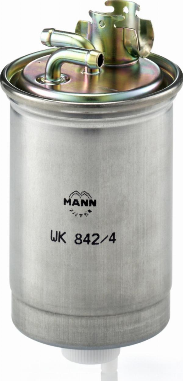 Mann-Filter WK 842/4 - Паливний фільтр autozip.com.ua