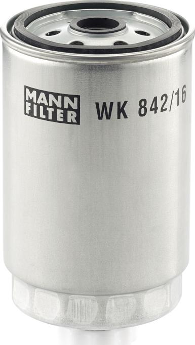 Mann-Filter WK 842/16 - Паливний фільтр autozip.com.ua