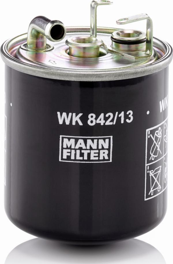 Mann-Filter WK 842/13 - Паливний фільтр autozip.com.ua