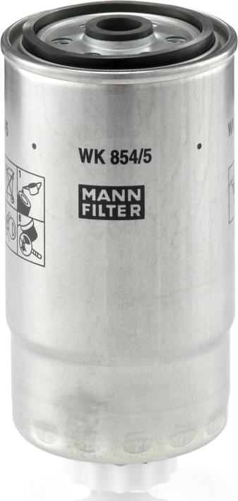 Mann-Filter WK 854/5 - Паливний фільтр autozip.com.ua