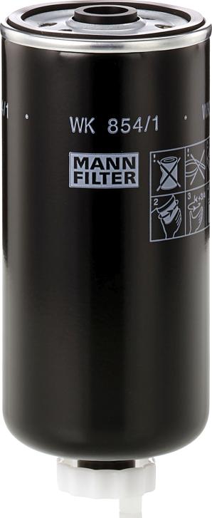 Mann-Filter WK 854/1 - Паливний фільтр autozip.com.ua
