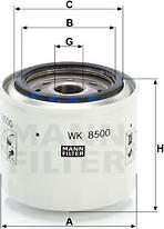 Mann-Filter WK 8500 - Паливний фільтр autozip.com.ua