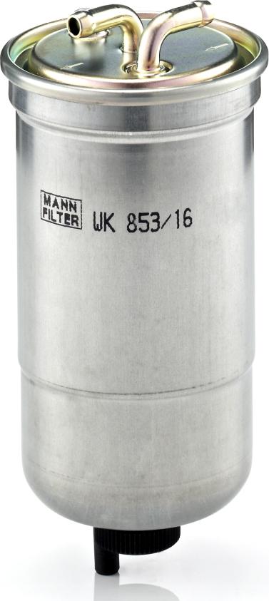Mann-Filter WK 853/16 - Паливний фільтр autozip.com.ua