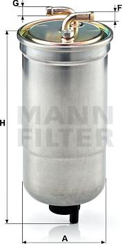 Mann-Filter WK 853/16 - Паливний фільтр autozip.com.ua