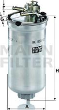 Mann-Filter WK 853/12 z - Паливний фільтр autozip.com.ua