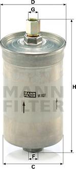 Mann-Filter WK 853/1 - Паливний фільтр autozip.com.ua