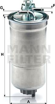 Mann-Filter WK 853/3 x - Паливний фільтр autozip.com.ua