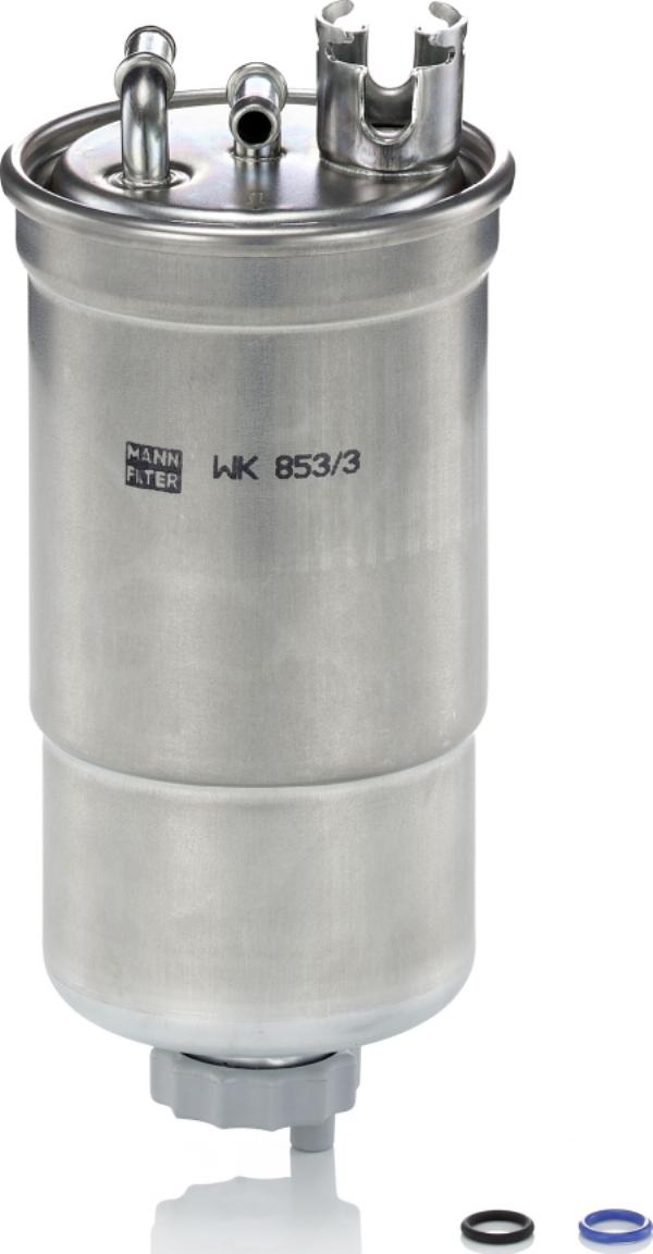 Mann-Filter WK 853/3 x - Паливний фільтр autozip.com.ua