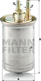 Mann-Filter WK 853/7 - Паливний фільтр autozip.com.ua
