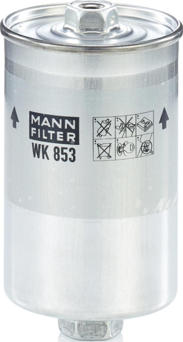 Mann-Filter WK 853 - Паливний фільтр autozip.com.ua
