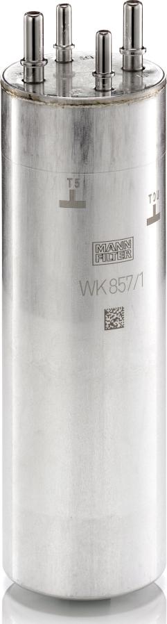 Mann-Filter WK 857/1 - Паливний фільтр autozip.com.ua