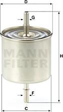 Mann-Filter WK 8046 - Паливний фільтр autozip.com.ua