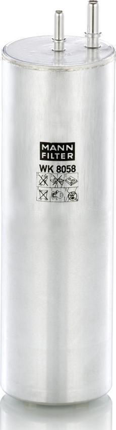Mann-Filter WK 8058 - Паливний фільтр autozip.com.ua