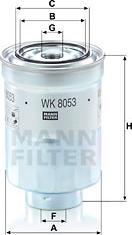 Mann-Filter WK 8053 z - Паливний фільтр autozip.com.ua