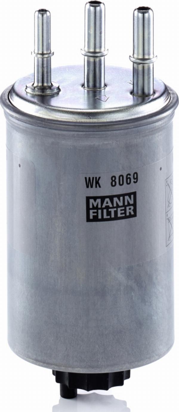 Mann-Filter WK 8069 - Паливний фільтр autozip.com.ua